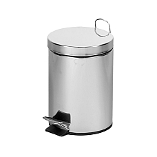 KOŠ ZA SMETI INOX S STOPALKO 5 lit Linija INOX