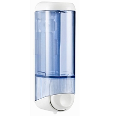 Milnik za pritrditev na steno bel z okencem