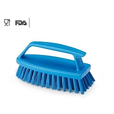 IGEAX 1 - ročna krtača z držalom za enostavno čiščenje pultov, desk, strojev, modra