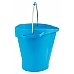 Prikaz modrega vedra s prostornino 20L s strani