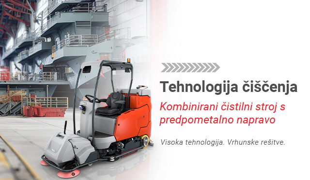 Kombinirani čistilni stroji Hako in predpometalna naprava